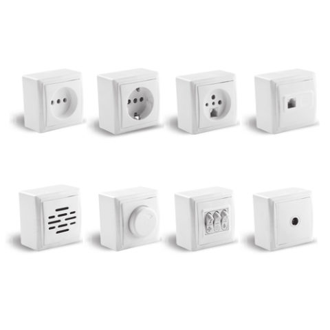 کلید و پریز روکار