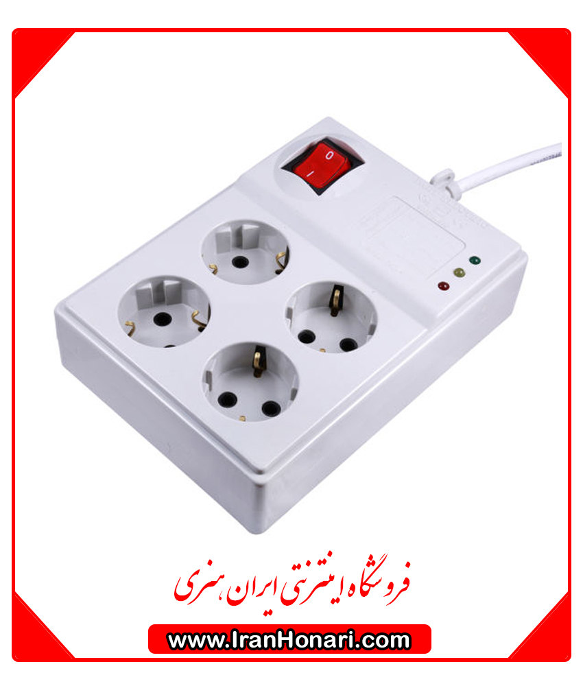 محافظ برق 4 خانه کامپیوتر 3 متری - پارت الکتریک کد 894